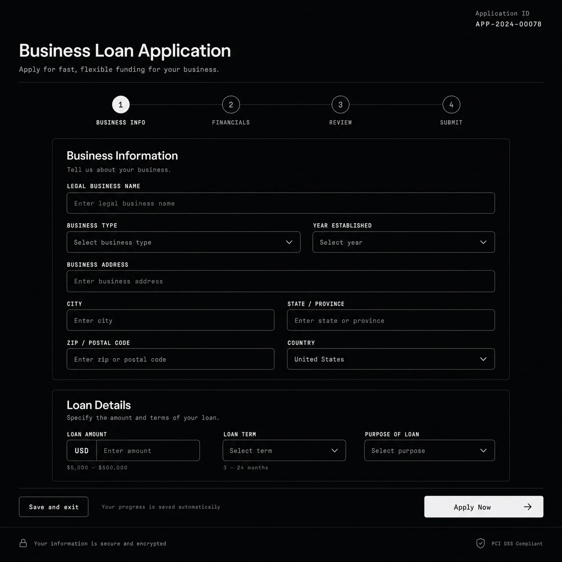 Online application